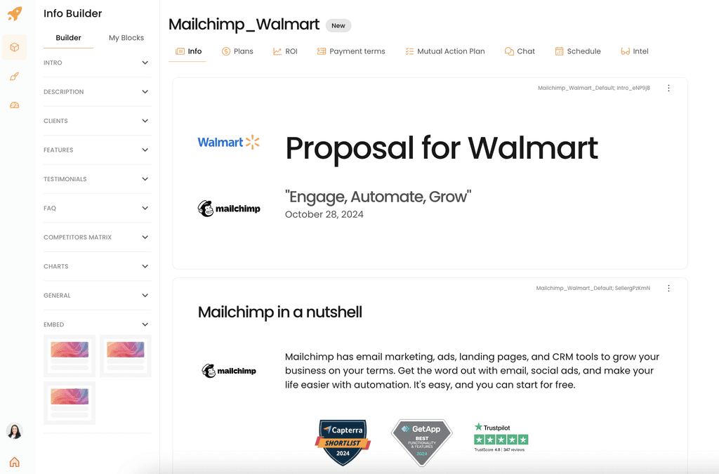 ClosedWon build mockup